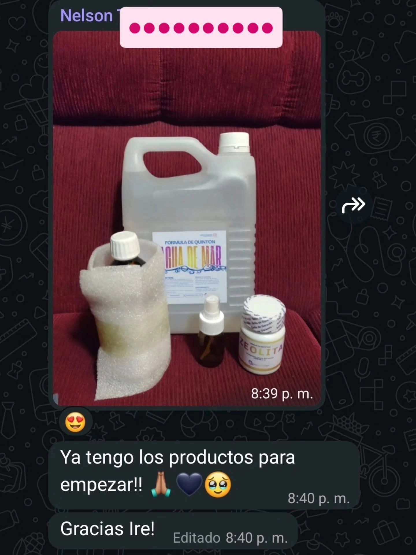 Confirmación Zeolita