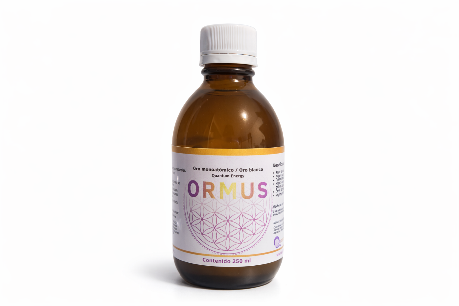 Frasco de Ormus Oro Monoatómico puro de Quantumzenter en Guatemala