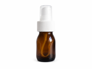 Frasco de Vidrio Ámbar 30ml con atomizador(Vacío)